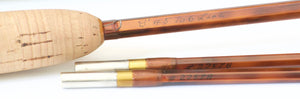 Bob Summers Model 856 Bamboo Rod 8' 2/2 #5/6 - ferrules and tip tops detail