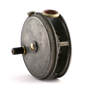 JW Young / Sharpe's Pattern 16A fly reel with red agate