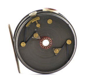 JW Young / Sharpe's Pattern 16A fly reel with red agate