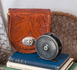 Annie Margarita Leather Reel Case - "Sycamore Ranch"