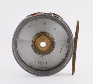 Hardy Perfect 3 3/8" 1912 check w/ red agate