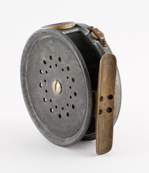 Hardy Perfect 3 3/8" 1912 check w/ red agate