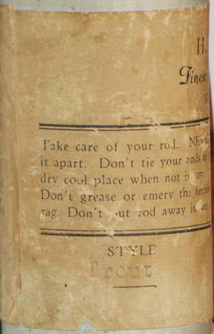 Gillum, H.S. (Pinky) -- 7 1/2' Trout Rod