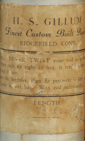 Gillum, H.S. (Pinky) -- 7 1/2' Trout Rod