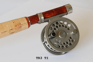 Schukken Design 4wt Titanium / PEI fly reel