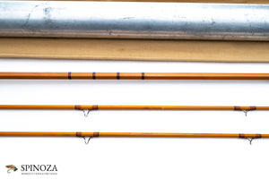 Dickerson Model 8013 Bamboo Fly Rod 8' 2/2 #5 - rod sections with guides and wraps