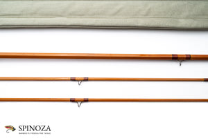 Dickerson Model 8015 Special Bamboo Fly Rod 8' 2/2 #6 - ferrules and tip tops detail