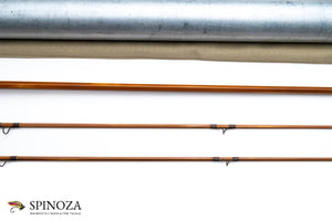 Payne Model 96 Bamboo Fly Rod 6'6" 2/2 #4 - rod sections with guides and wraps