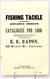 Eaton 1886 Fishing Tackle Catalog Reproduction 