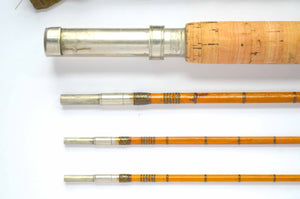 Ed Payne Fly Rod 9' 3/2 #5/6 - rod sections with guides and wraps