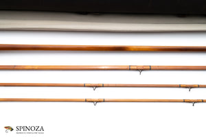 Edwards Quadrate Salmon Fly Rod 9'6" 3/2 #8 - rod sections with guides and wraps