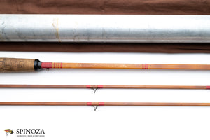 Edwards Quadrate "Special" Bamboo Fly Rod 8' 2/2 #7 - maker signature and rod markings