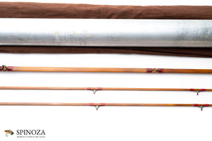 Edwards Quadrate "Special" Bamboo Fly Rod 8' 2/2 #7 - ferrules and tip tops detail
