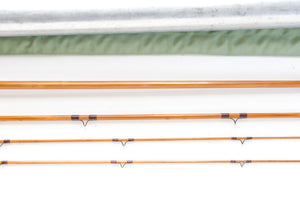 Edwards Deluxe Fly Rod 8'6" 3/2 #7 - rod sections with guides and wraps