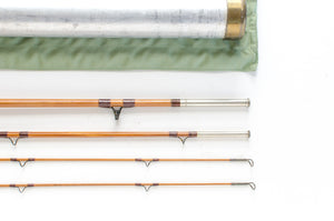 Edwards Deluxe Fly Rod 8'6" 3/2 #7 - rod sections with guides and wraps