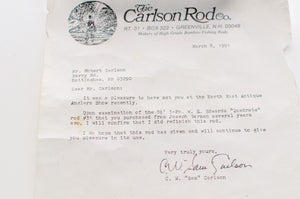 Edwards Quad Fly Rod 8'6" 3/2 #6/7 - Refinished by Sam Carlson - ferrules and tip tops detail