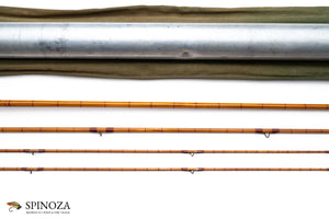 FE Thomas Special Bamboo Fly Rod 7'6" 3/2 #4/5 - rod sections with wrapping detail