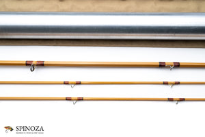 George Guba Dickerson 8013 Nodeless Bamboo Fly Rod 8' 2/2 #5 - ferrules and tip tops detail