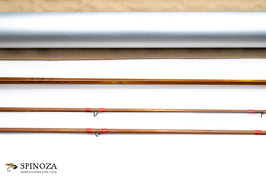 George Guba "Leonard 39-5" Model Bamboo Fly Rod 7'6" 2/2 #5 - rod sections with wrapping detail