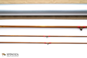 George Guba "Leonard 39-5" Model Bamboo Fly Rod 7'6" 2/2 #5 - guide wrapping and spacing