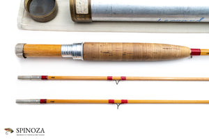 HL Leonard Model 39 Fly Rod 7'6" 2/2 #5/6 - grip and reel seat close-up