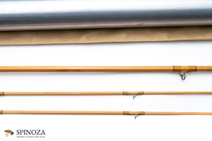 HL Leonard Deluxe Bamboo Fly Rod 7'6" 2/2 #5 - ferrule detail and joints