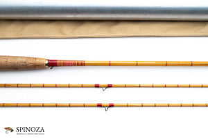 HL Leonard Model 39-5 Bamboo Fly Rod 7'6" 2/2 #5 - maker's marking and inscription