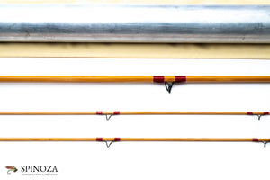 Leonard Model 39-5 Bamboo Fly Rod 7'6" 2/2 #5 - guide wrapping and spacing