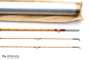 HL Leonard Model 39-5 Bamboo Fly Rod 7'6" 2/2 #5 - tip section and guides