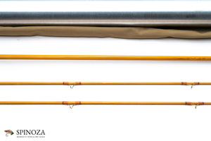 Leonard Model 39L Bamboo Fly Rod 7'6" 2/2 #4 - rod sections with wrapping detail