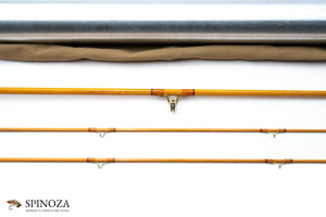 Leonard Model 39L Bamboo Fly Rod 7'6" 2/2 #4 - guide wrapping and spacing