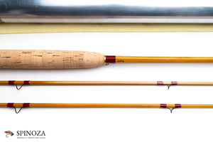 HL Leonard Model 40-7 Bamboo Fly Rod 8' 2/2 #7 - maker's marking and inscription