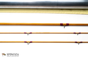 HL Leonard Model 40-7 Bamboo Fly Rod 8' 2/2 #7 - ferrule detail and joints