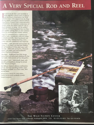 Peerless Model 5A -- Haig-Brown "Greased Liner" Commemorative Reel