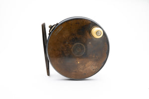 Hardy Brass Face Salmon Perfect Wide Spool Fly Reel 4 1/4"