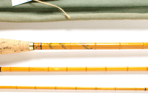 Hardy Hollokona Hollowlight Fly Rod 8' 3/2 #5 - rod sections with guides