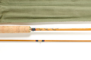 Hardy Hollokona Phantom Fly Rod 8' 2/1 #5 - maker's signature and wrapping