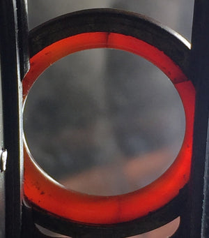 Hardy Perfect 3 1/8" 1912 check w/ red agate