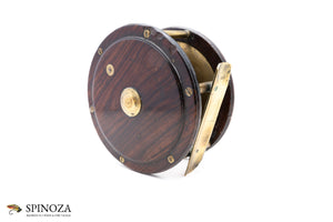 John R. Gow and Sons Walnut and Brass Salmon Winch