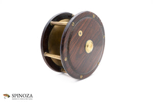 John R. Gow and Sons Walnut and Brass Salmon Winch