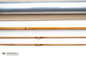 James Reams Fly Rod 8'3" 2/2 #5 - rod sections with guides and wraps