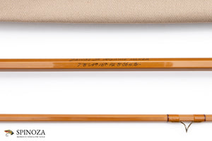 Jim Reams Bamboo Fly Rod 7'8" 2/2 #3 - rod sections with guides and wraps