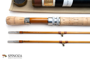 Jim Schaaf "The Cascapedia" Bamboo Fly Rod 8'6" 2/2 #6 - handle grip and reel seat detail