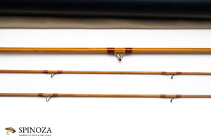 Jim Schaaf "The Cascapedia" Bamboo Fly Rod 8'6" 2/2 #6 - rod sections with wraps and hardware