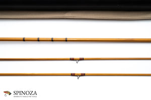 Jim Schaaf Dickerson 7612 Fly Rod 7'6" 2/2 #4 - rod sections with guides and wraps