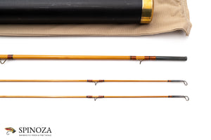 Jim Schaaf Dickerson 7612 Fly Rod 7'6" 2/2 #4 - rod sections with wraps