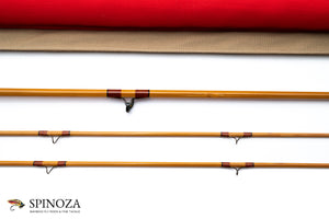 Jim Schaaf Dickerson 8014 Fly Rod 8' 2/2 #4 - rod sections with guides and wraps