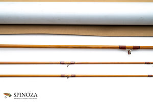 Jim Schaaf ”The Special” Bamboo Fly Rod 6'9" 2/2 #4 - rod sections with guides and wraps
