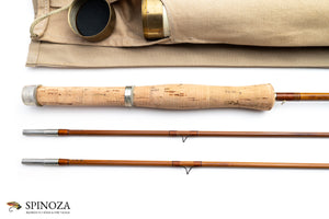 Jim Schaaf Browntone Fly Rod 7'6" 2/2 #4 - handle grip and reel seat detail