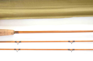 Payne Parabolic Fly Rod 7'6" 2/2 2.75 oz - maker signature and rod markings